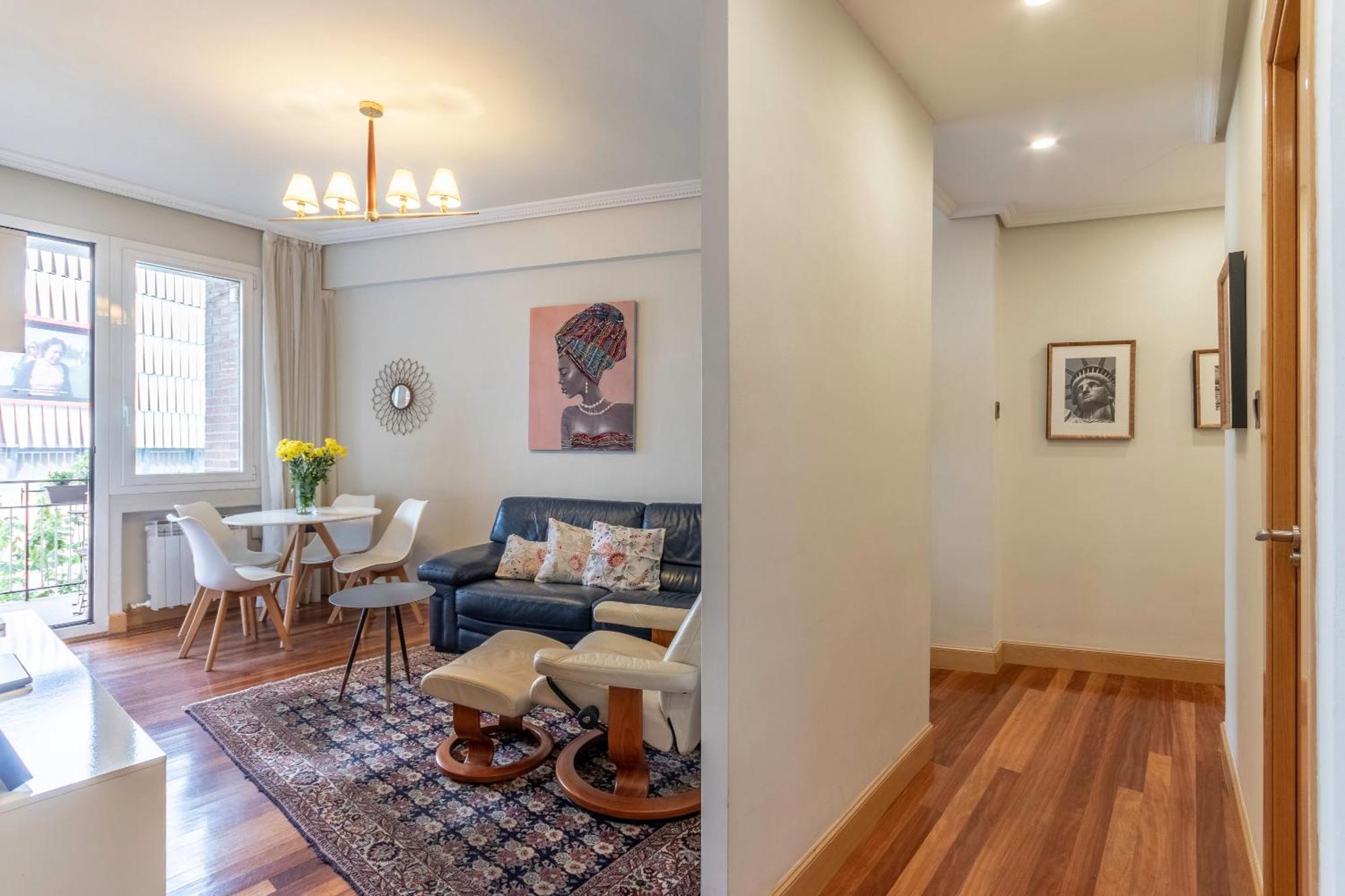 San Mames Apartment - Free Parking Bilbao Bagian luar foto